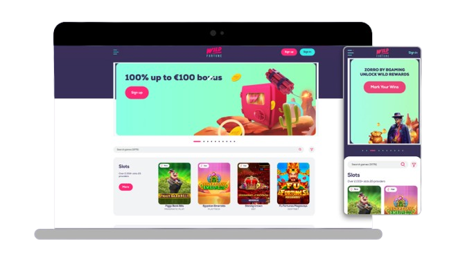 WildFortune Casino App Screenshot